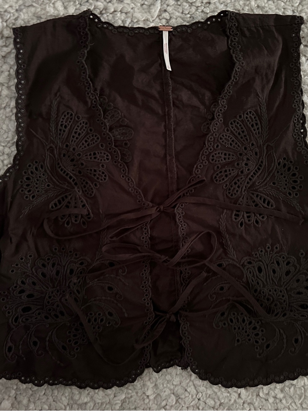 Free People Embroidered Top
